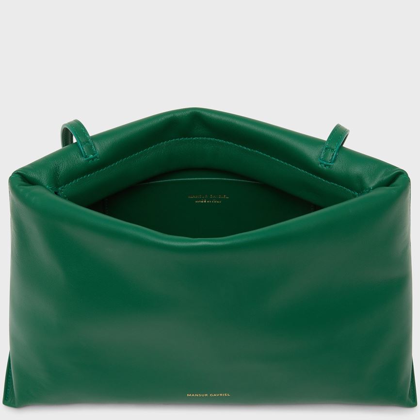 Women's Mansur Gavriel Notte Shoulder Bags Green | AU 9418VD